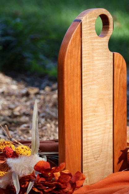 curly maple hook board