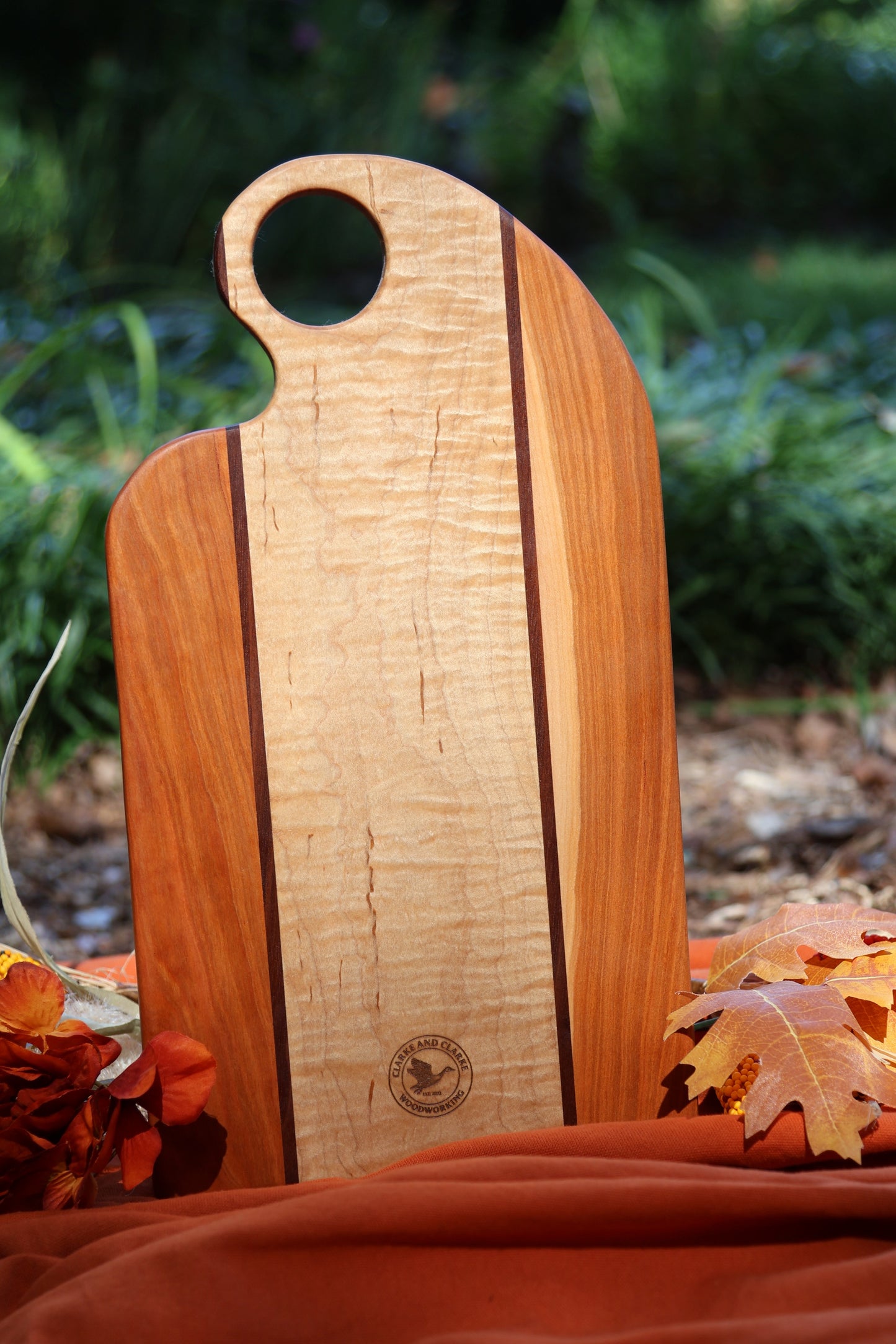 curly maple hook board