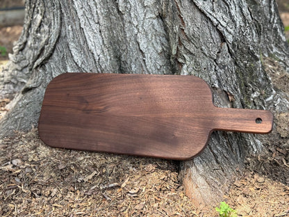 Walnut Paddle Charcuterie Board